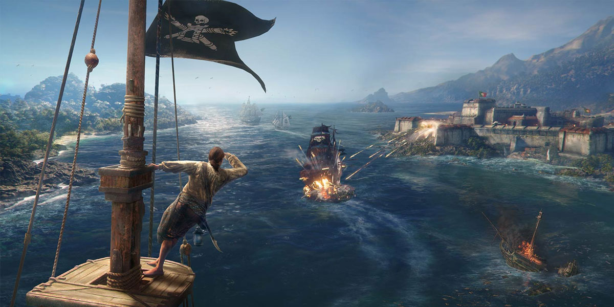 Skull & Bones gameplay is Sea of Thieves meets survival game