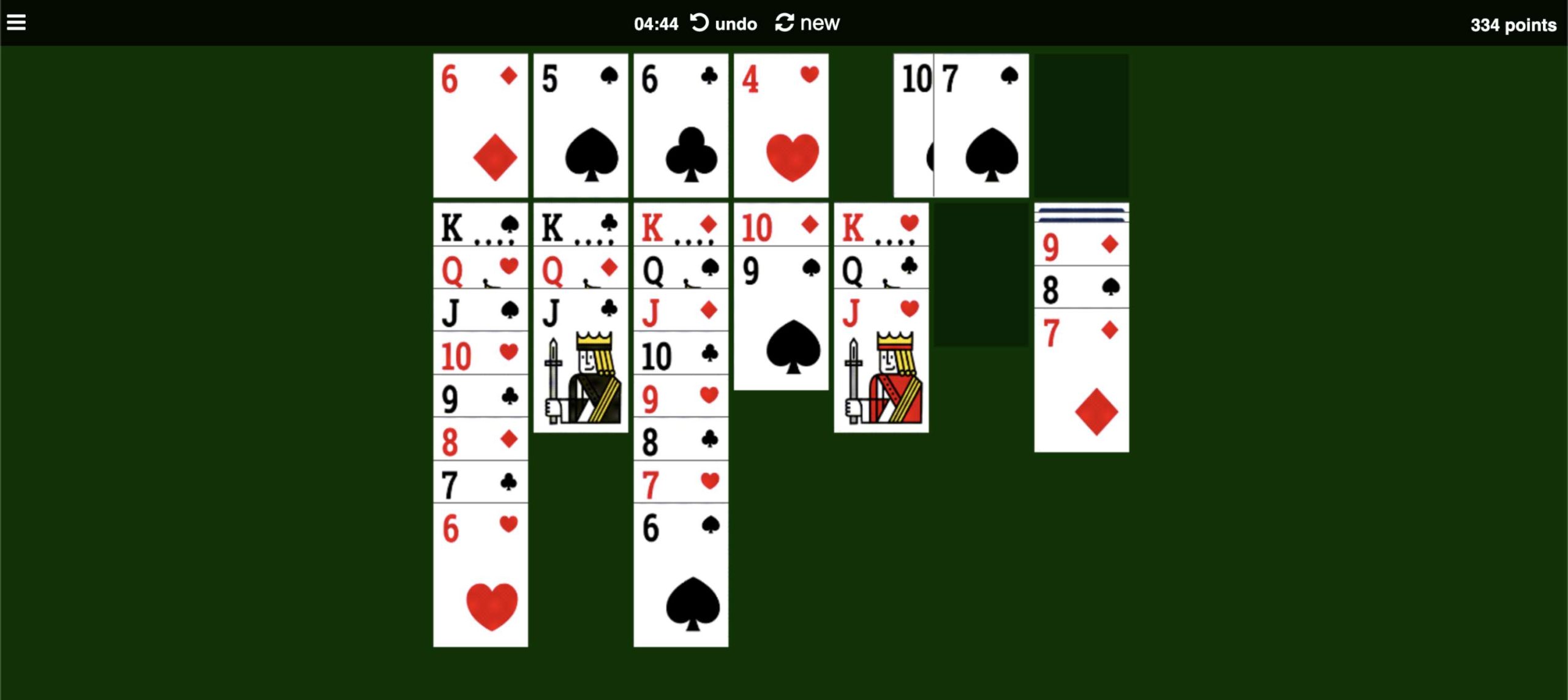 Free Online Solitaire Game