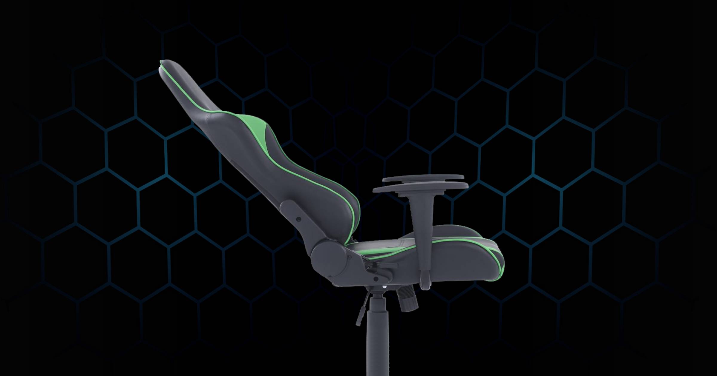 Typhoon Pursuit Gaming Chair (Black & Green)