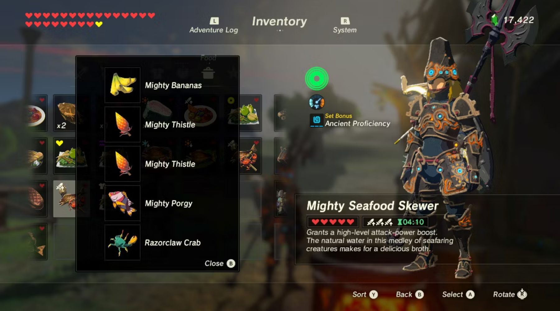 Mighty Simmered Fruit Zelda: Breath Of The Wild
