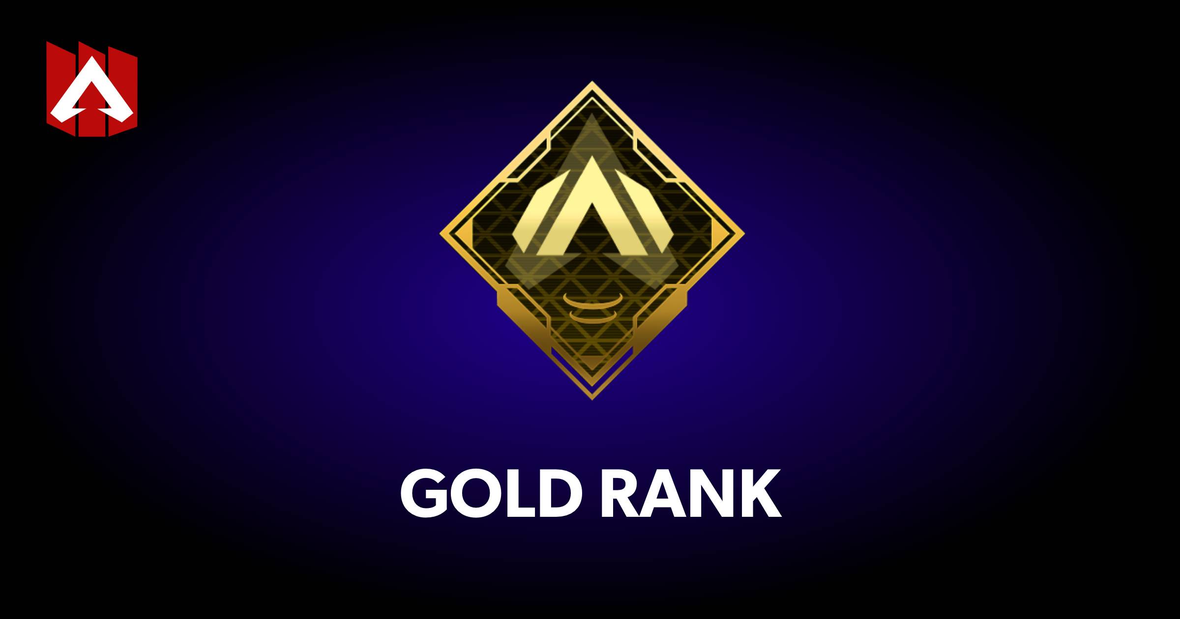 Gold Rank Badge - Apex Legends
