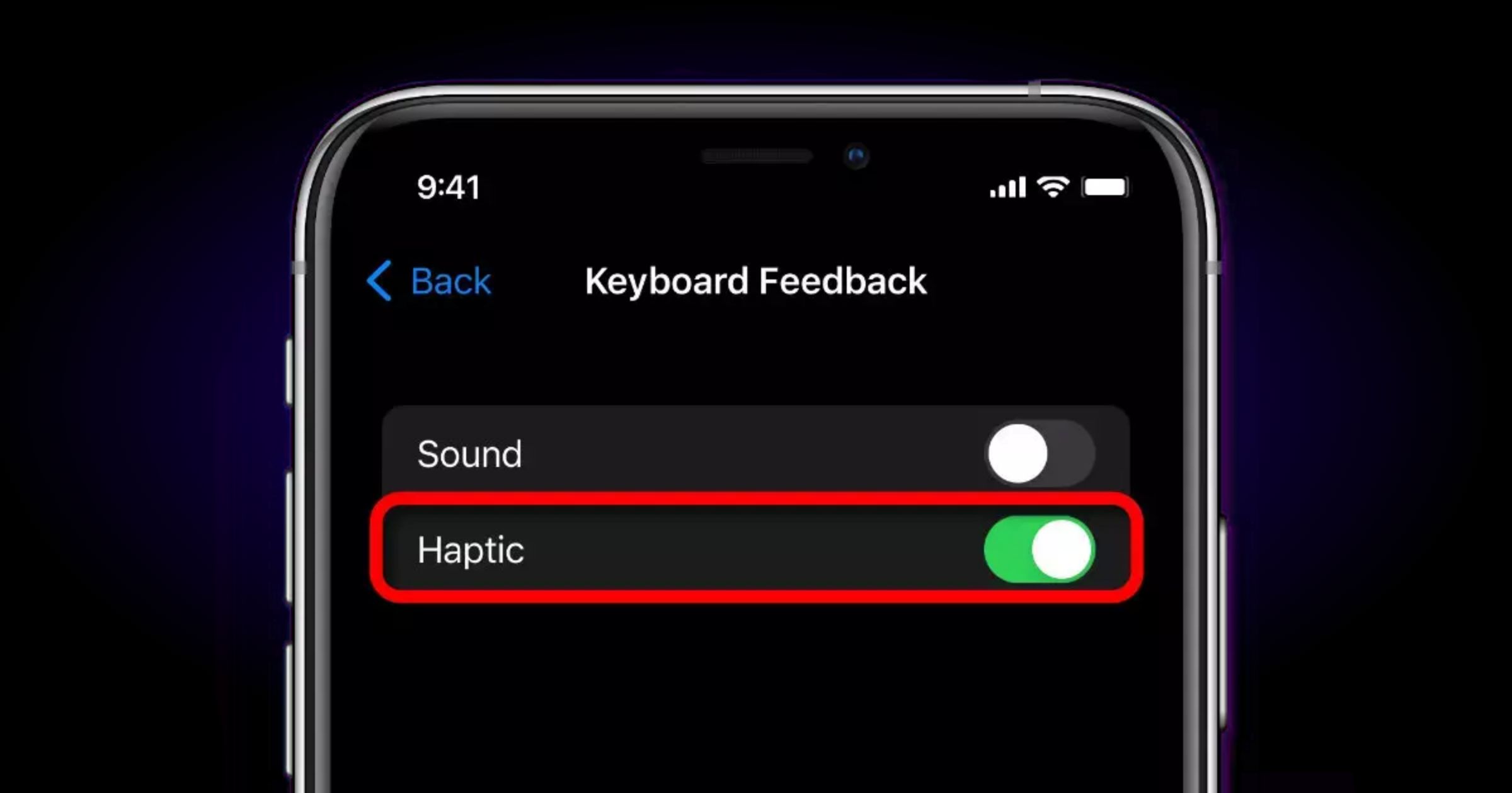 How To Enable Haptic Keyboards