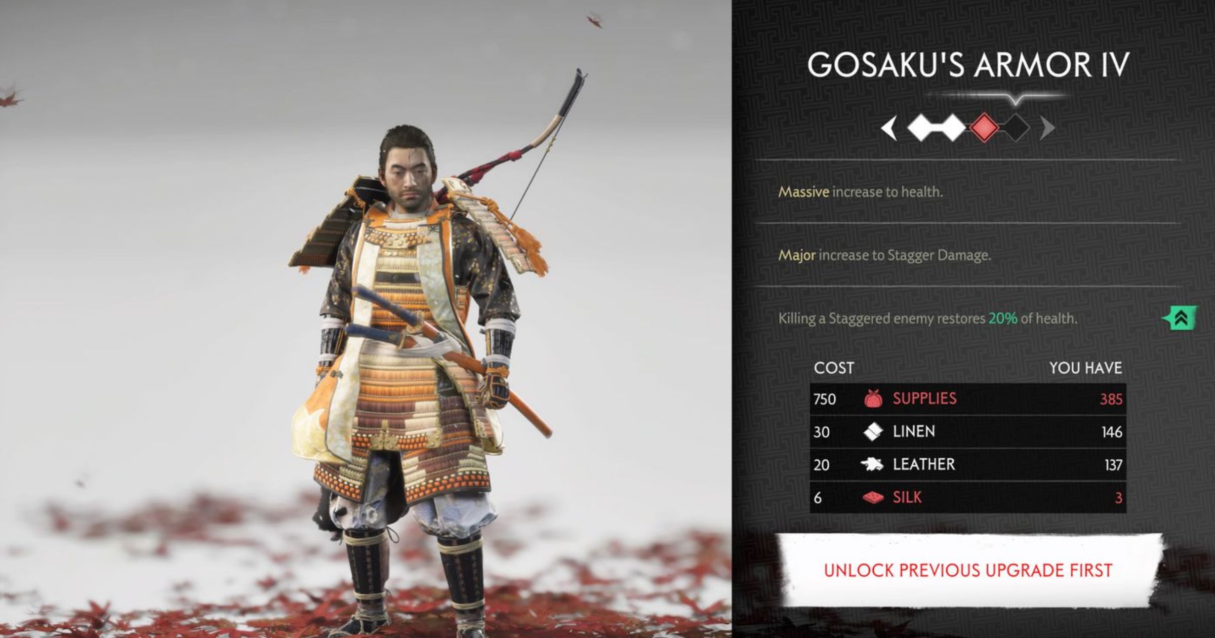 How To Upgrade Armour In Ghost of Tsushima