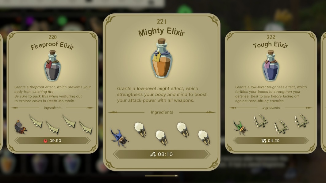 Mighty Elixir - Zelda: Tears of the Kingdom