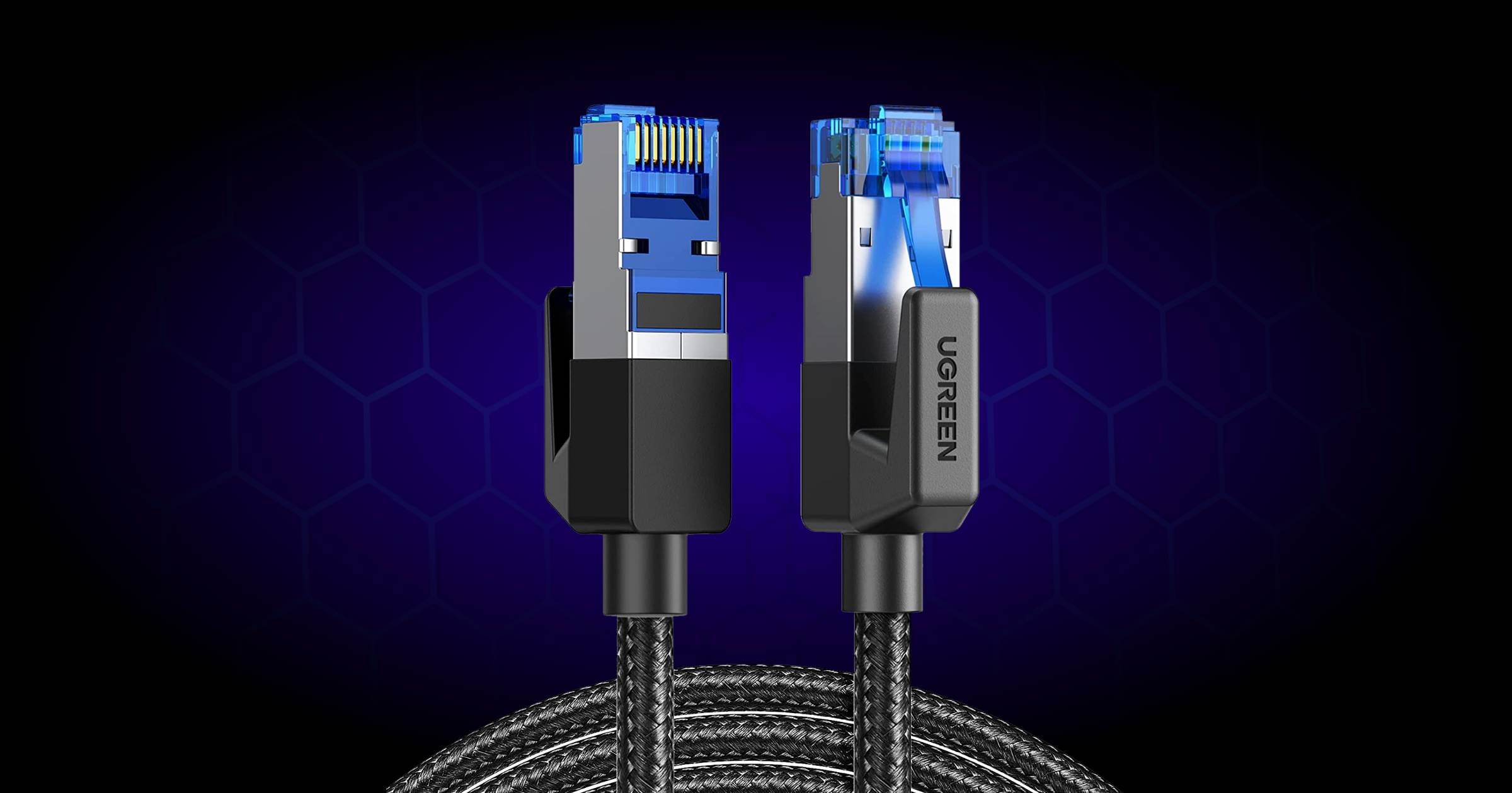 UGREEN Braided Cat8 Ethernet Cable For Gaming