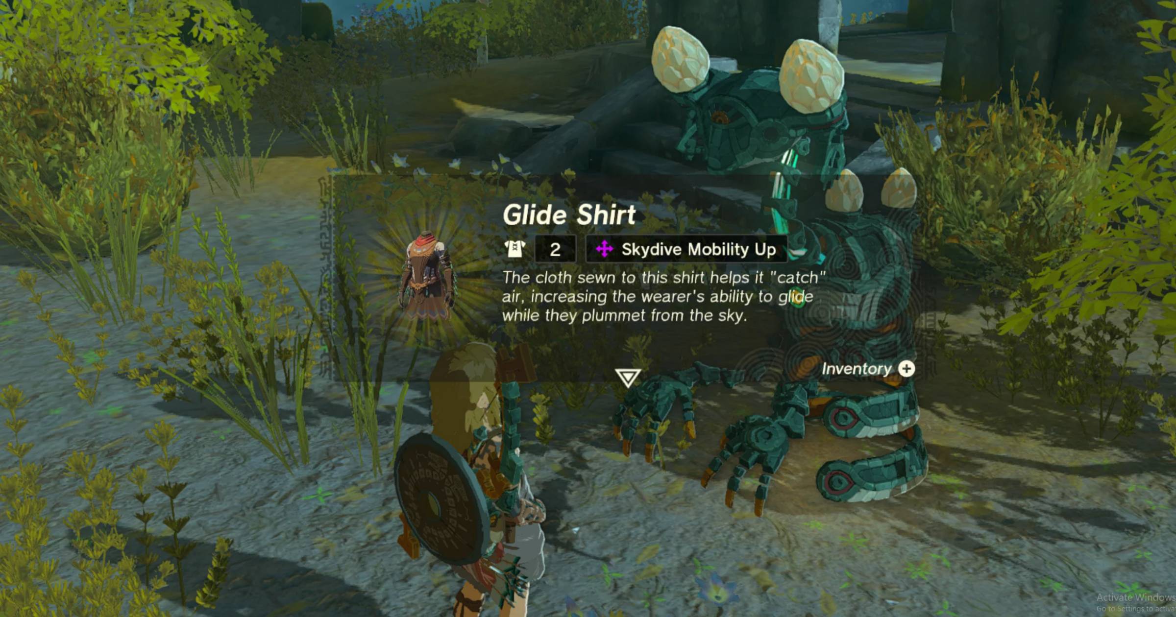 Glide Shirt Location In Tears of the Kingdom